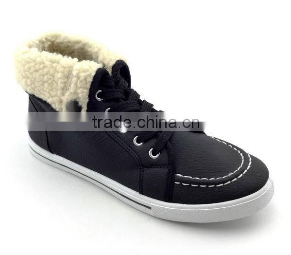 high ankle leather shoes for men