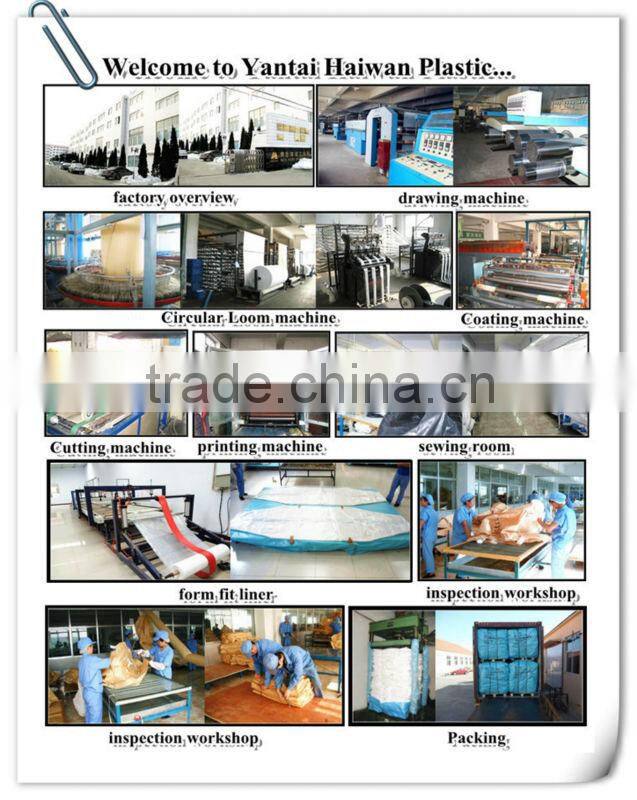 Safety factor: 5:1 Big bag /PP sand bag/UV-treated bulk bag