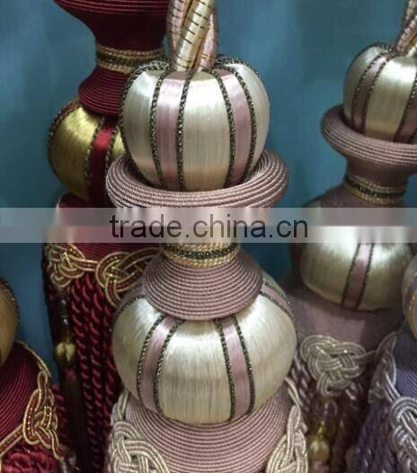 Alibaba china curtain bullion tassel tieback
