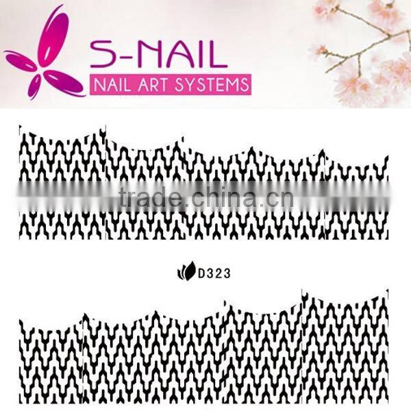 wholesale New design Lace Nail Art Wraps / Nail Strips Stickers& Decals made in yiwu