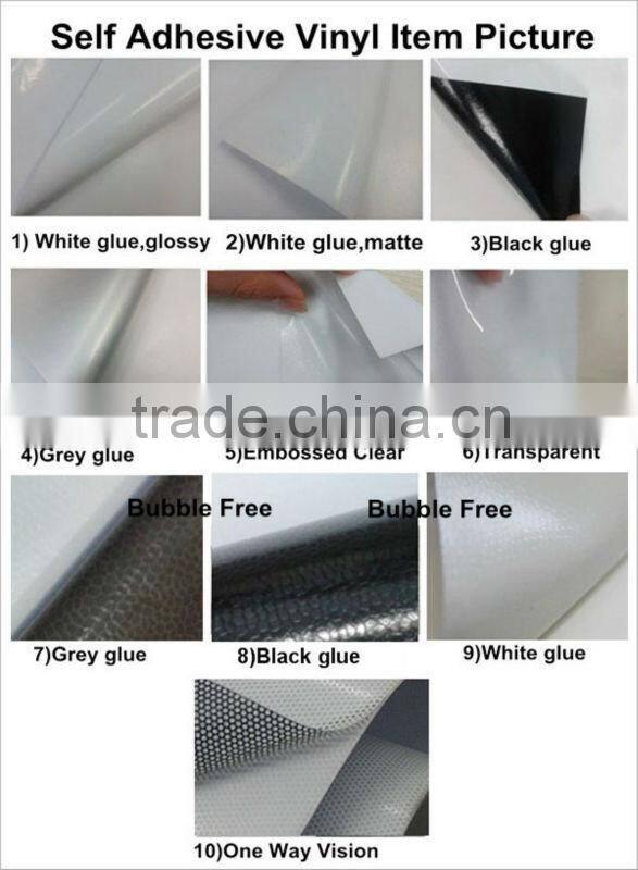 China wholesale vinyl stickers / self adhesive vinyl wrap