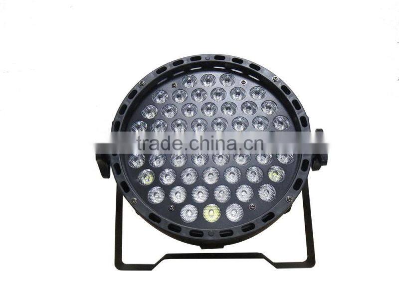 2016 new design 54x3w rgbw led mini flat par can light