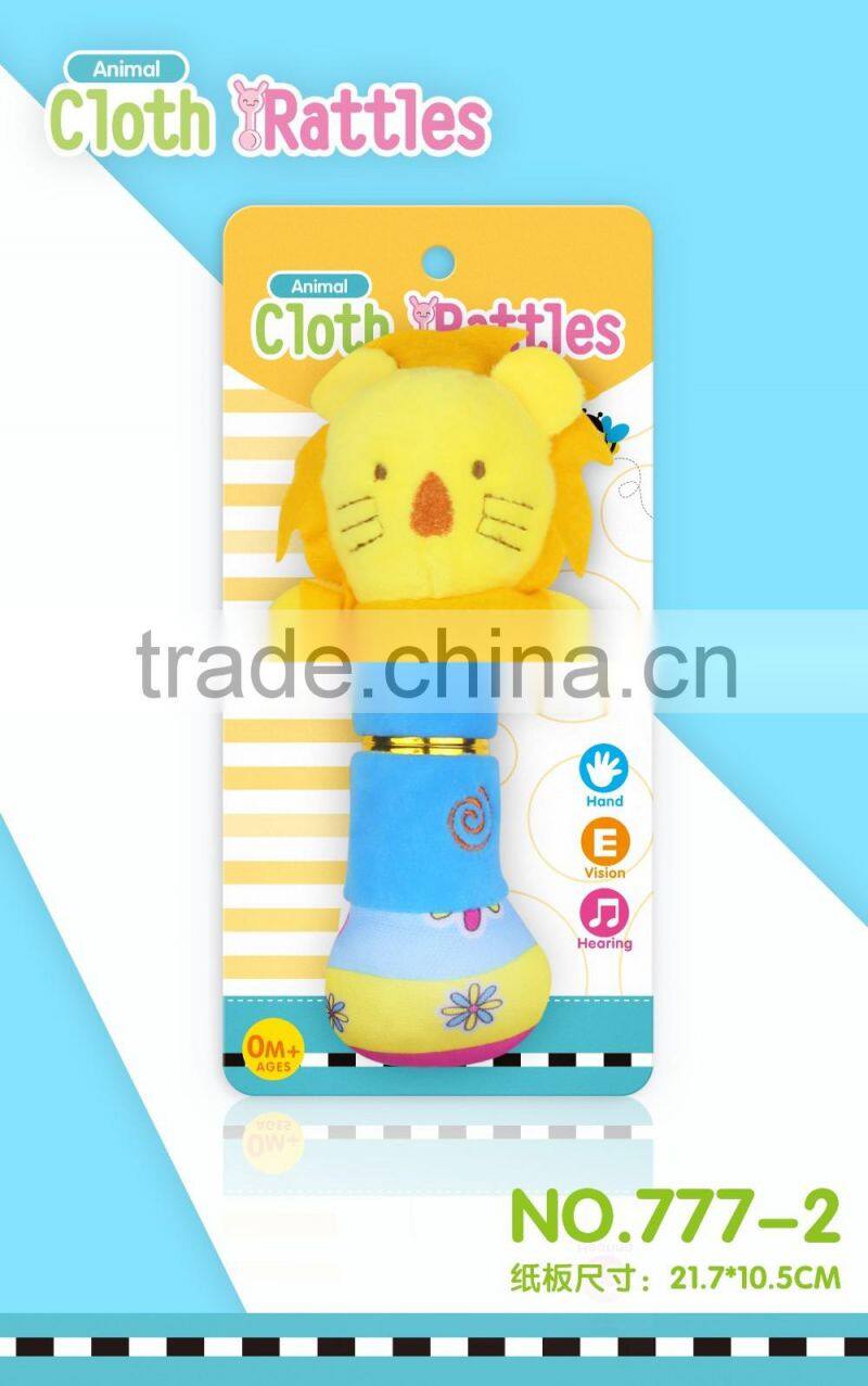 2016 sonajeros para bebes baby rattle toys for infant with CE/ROHS test reports