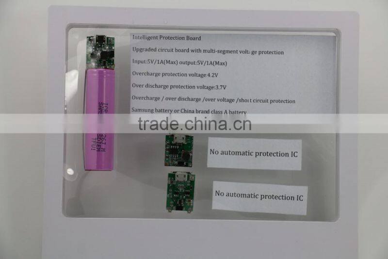 2016 NEW PRODUCT Mini Gift Customized Logo Colorful Metal 2600mAh portable mobile Power Bank