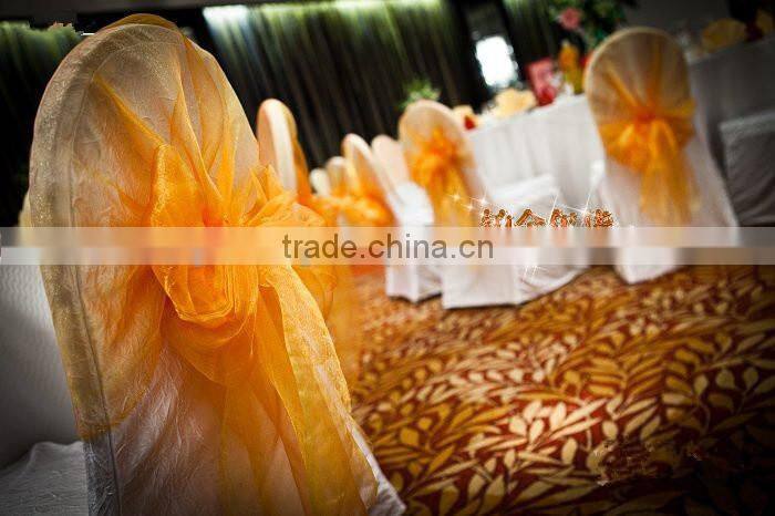 Customized Colorful Wholesale Organza Chair Sash