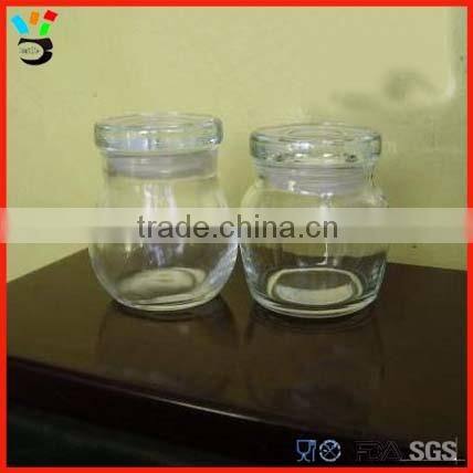 Home Decoration Soy Wax Jar Candlestick Holder Custom Made Glass Candle