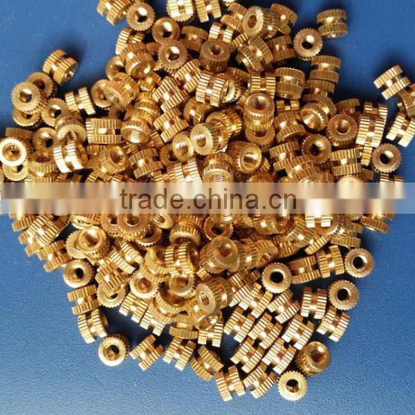 OEM Non-standard knurled brass nuts