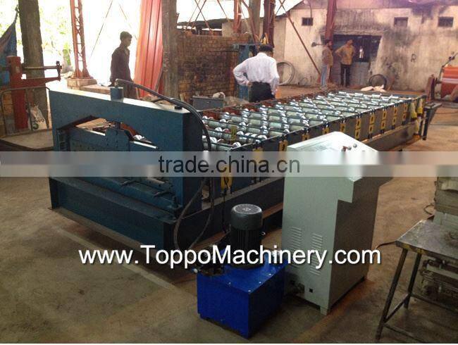 European Standard Color Steel Roofing Sheet Making Machine Made in China