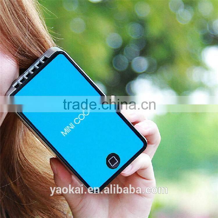 New style standing rechargeable mini bladeless fans with USB port