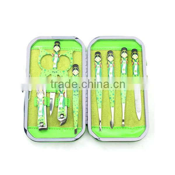 New High Quality Promotional Ethnic girls 8pcs/set Manicure Set manicure kit beauty set Nail Kit UD4-BS108