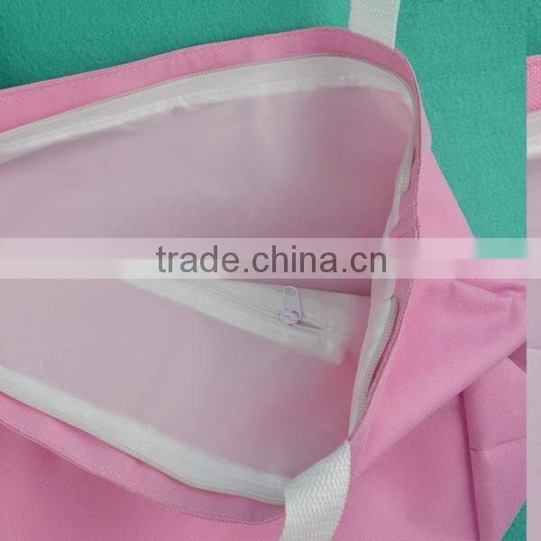 high quality strong 600d shopping bag with Pu coated
