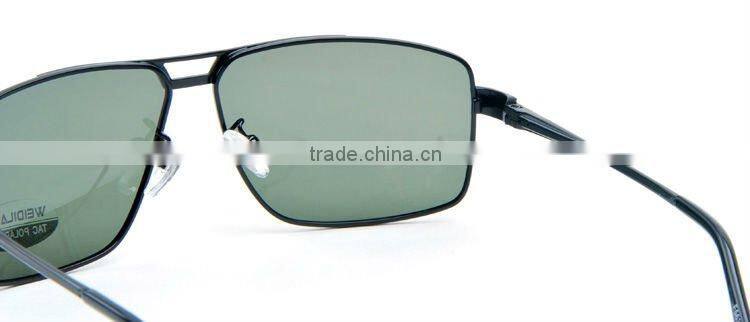 big metal frame with polarized lens for men sunglasses