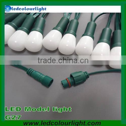 Factory price led christmas lighting dc12v G27 for festive decoration