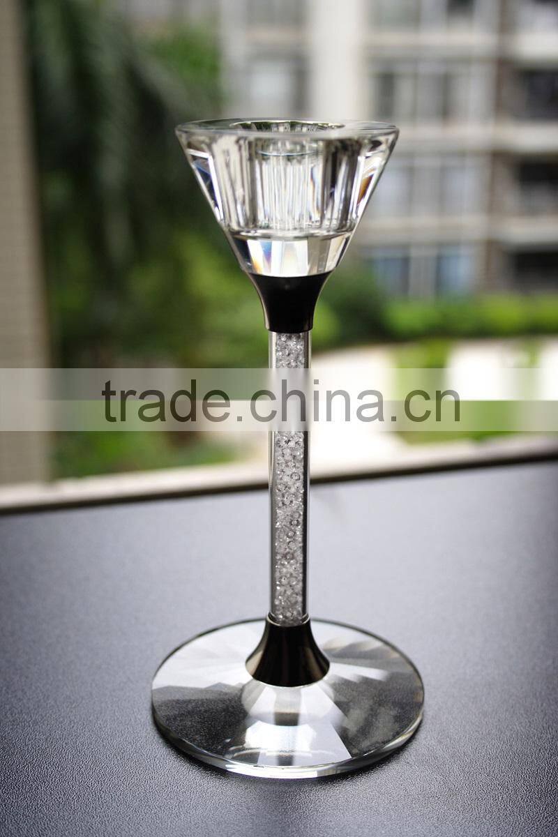 Wholesale rose gold glass votive candle holders/ candle glass holders/ stick candle