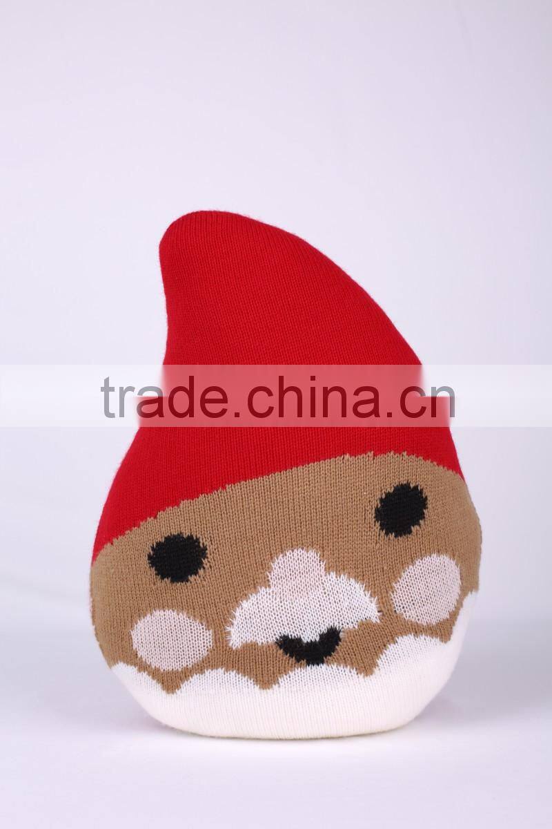 2016 Chrismas accessories toy for kids acrylic cartoon pattern knitted made in china manufacturer