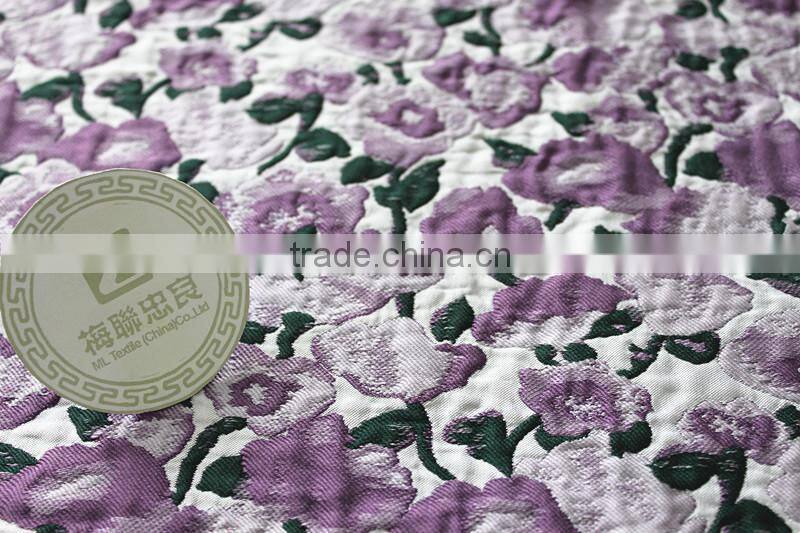 3D flower jacquard fabric for special women's fashion dresses