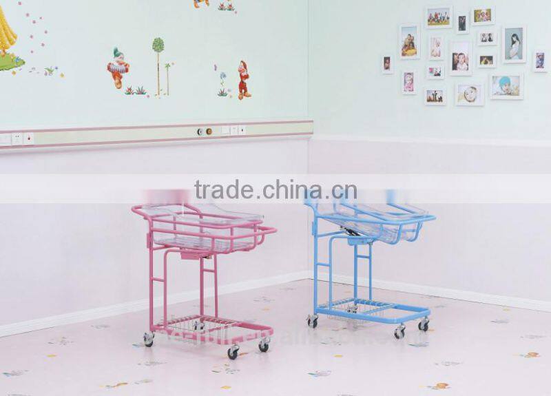 Safety standard Plastic Hospital baby cot