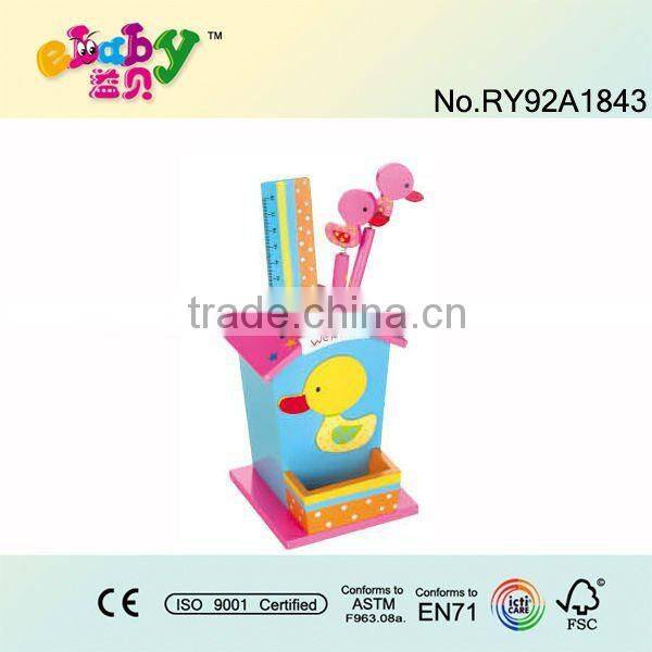 wooden stationery set