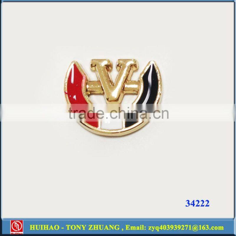 brass oval metal shoe clips accessories 32223