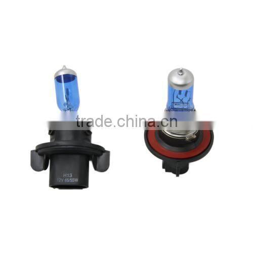 H13 Halogen Headlight Car Headlight Bulb Lamp 60/55W Super White Vehicle Light Source 5000K 2Pcs