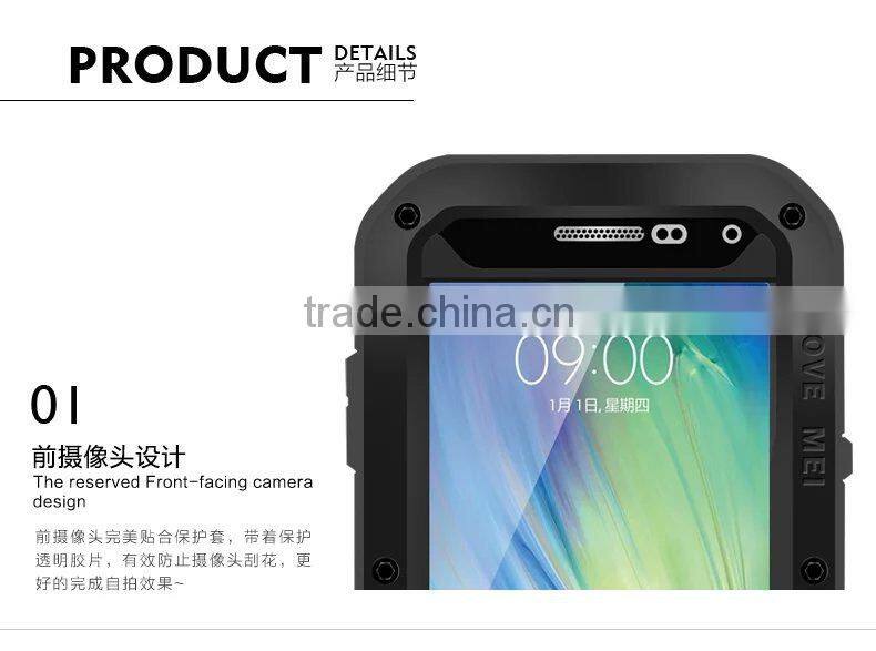 Love Mei waterproof for samsung galaxy s5 cases,shockproof metal Aluminum cases for galaxy s5