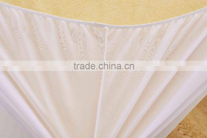 Latest Soft CheapTerry Towel Elastic Cotton Waterproof Fitted Sheet