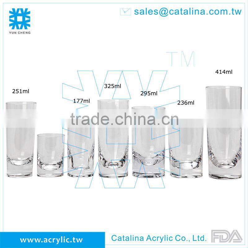 Acrylic 251ML water Glass