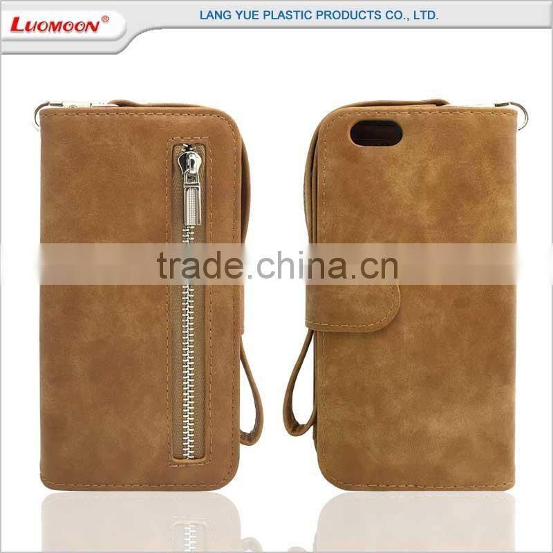 crazy horse pattern pu flip cover leather phone case for lenovo a7000 a680