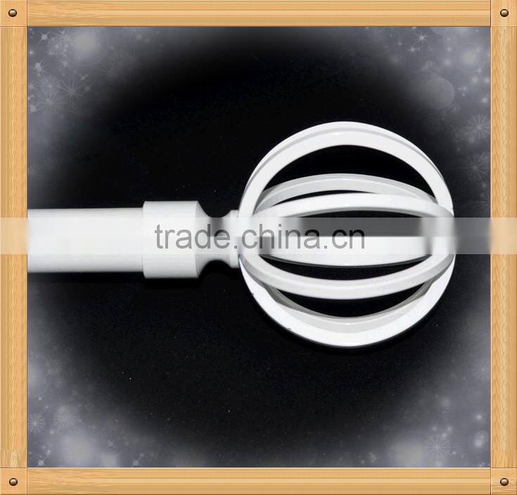 White Metal Curtain Rods