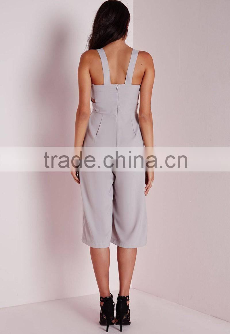 Sleeveless fashional new style design women jumpsuit