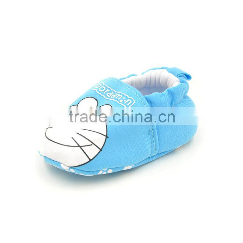 New hot selling cotton fabric girl baby moccasins shoes manufacture baby shoes