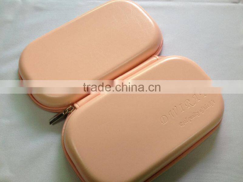 GC----Pink leather new shell cover for selection eva plastic foam box