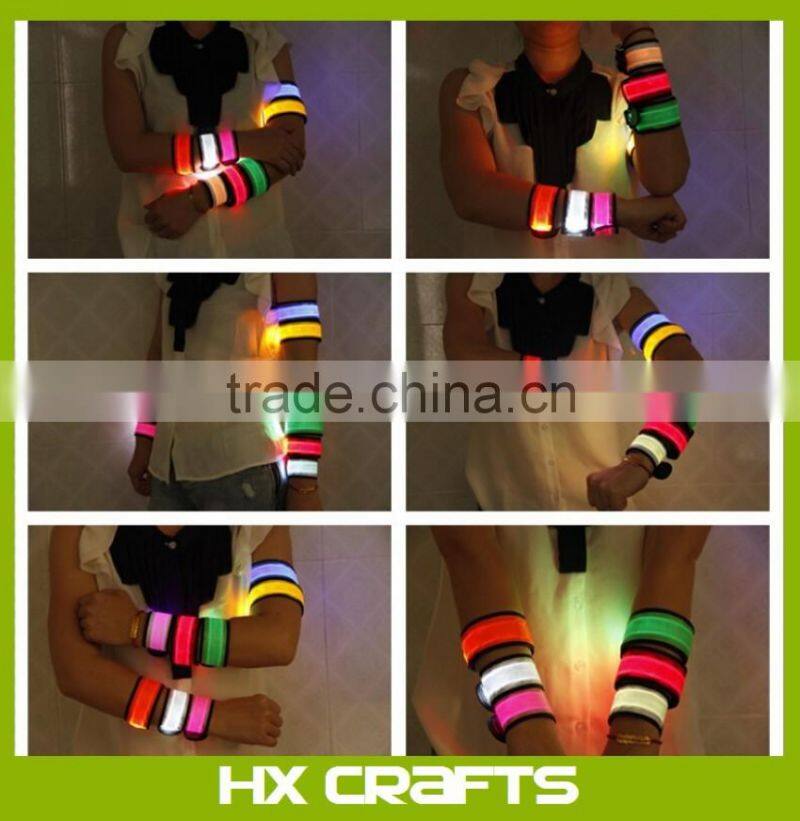 Led flashing bracelet,led running bracelet,new products custom led armband for party decoration led bracelet