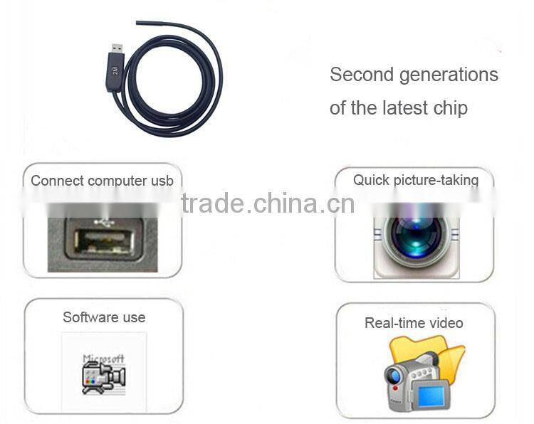 mini portable 5.5mm dia length 10m waterproof camera micro usb industrial endoscope camera