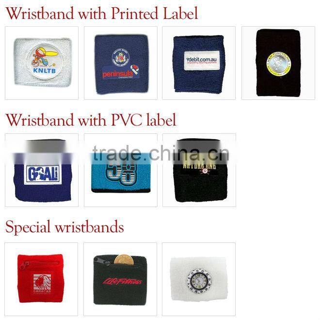 custom logo striped terry cloth cotton soccer absorb sweat headband