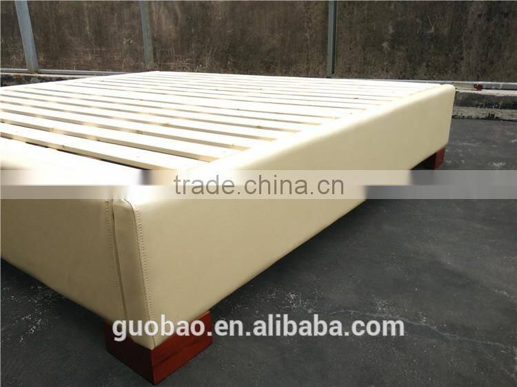 KD packing strong solid wooden bed frame/chinese wooden bed frame