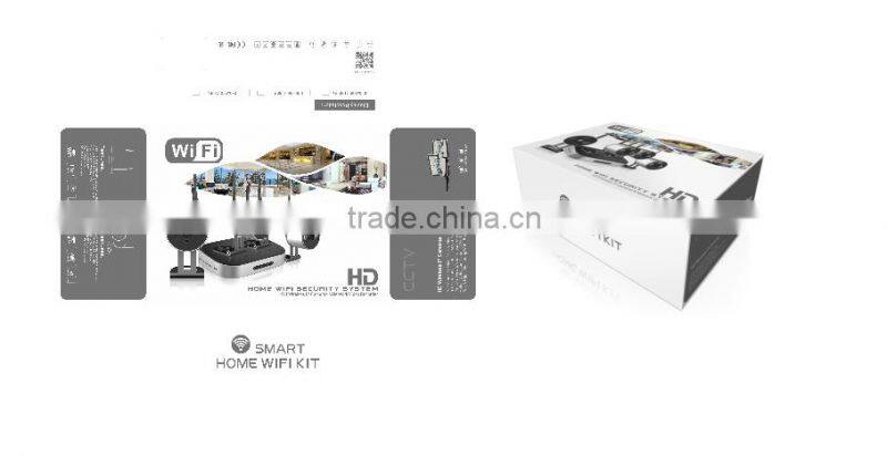 Wireless Mini Ip Camera Kit With 4ch NVR