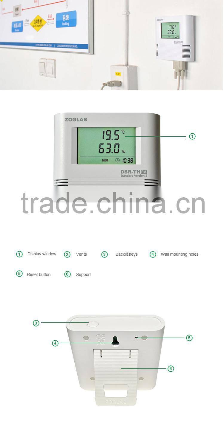 Disposable USB Temperature Alarm Data Logger, Temperature and Humidity Thermo Logger