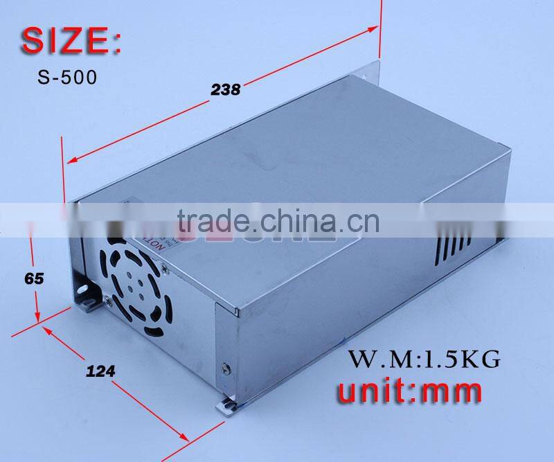 600w 48vdc switching power supply of S-600-48