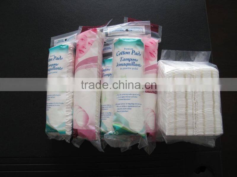 new hand type comestic and makeup cotton pad