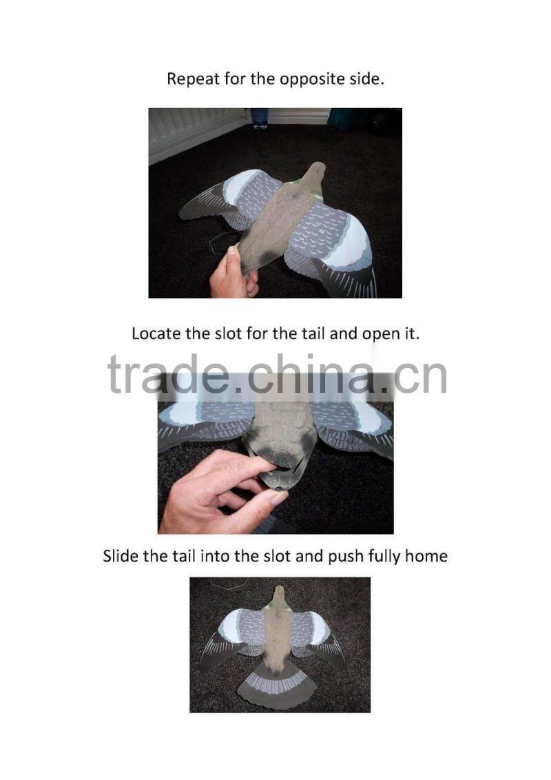 pigeon hunting decoy,plastic pigeon hunting decoys
