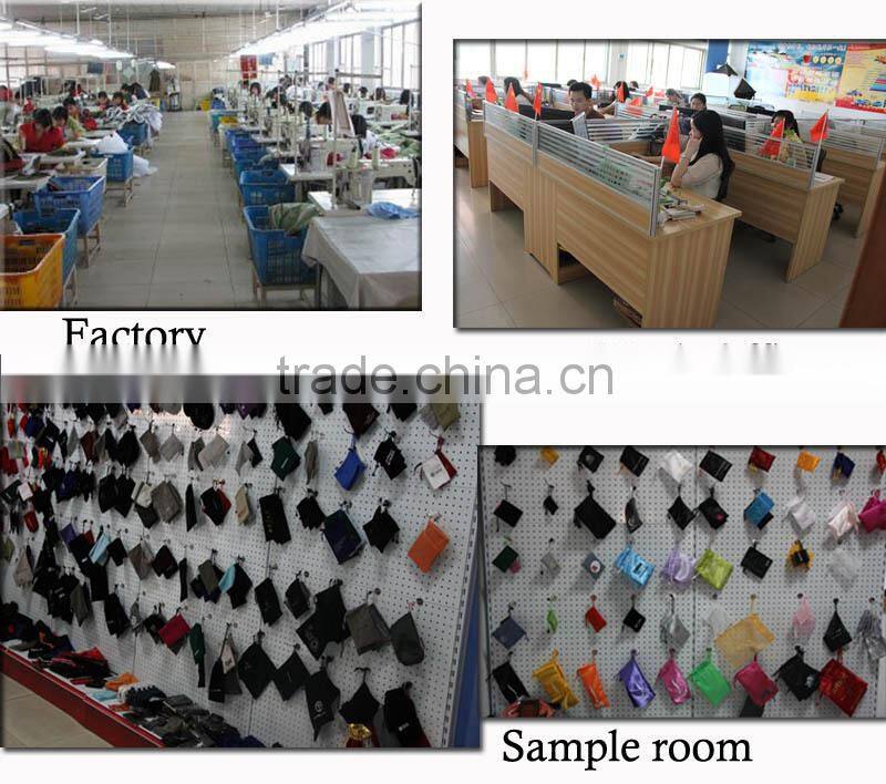 Wholesale newest custom long satin hair extension bag