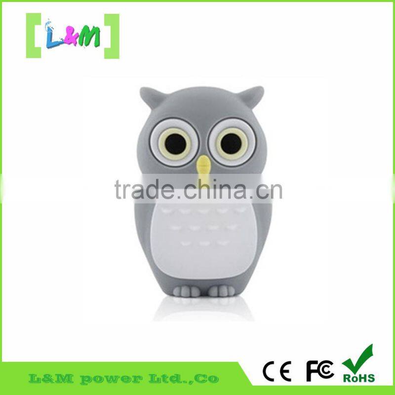 Promotion customized pvc usb 8gb flash drives/owl cartoon PVC usb flsh memory