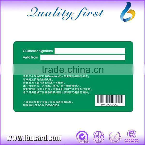 Ntag213 Contactless Barcode Cards Printing Made In China