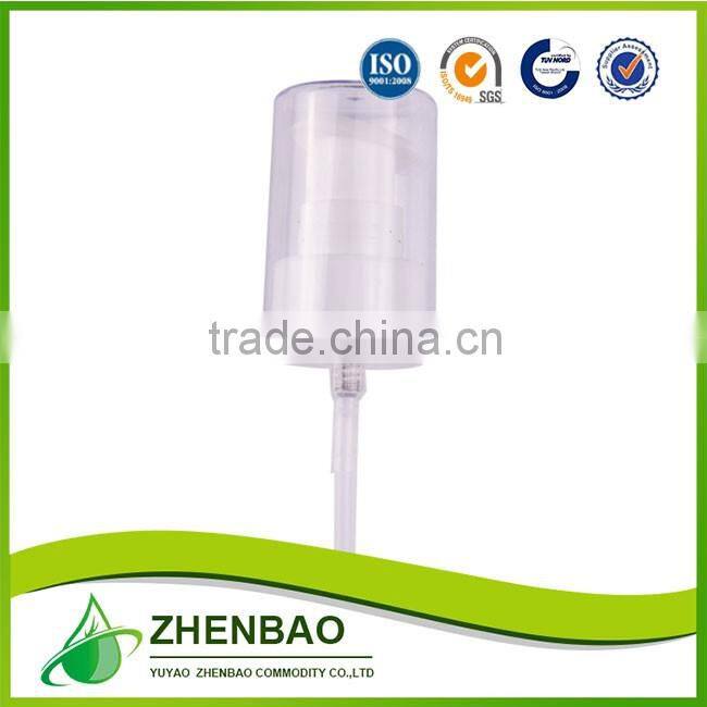 Treatment lotion pump,pump for cosmetic ues,PP cream pump from Zhenbao Factory