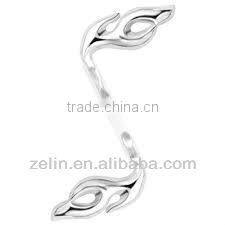 Love-shaped nipple piercing ring body jewelry