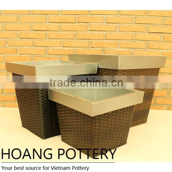 Wholesale Wicker Flower Planters / Pot