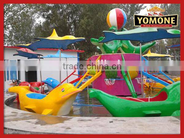 New products Water park swing dolphin rides for children game used water park for sale