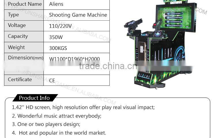 Wholesale Arcade Games Alien game machine shooting arcade Aliens Extermination Game Machine