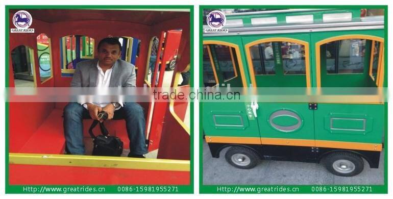 electric tourist train used trackless train for sale